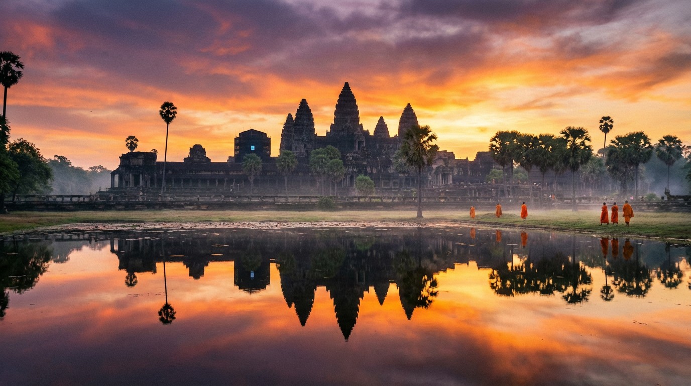 Angkor Wat at sunrise