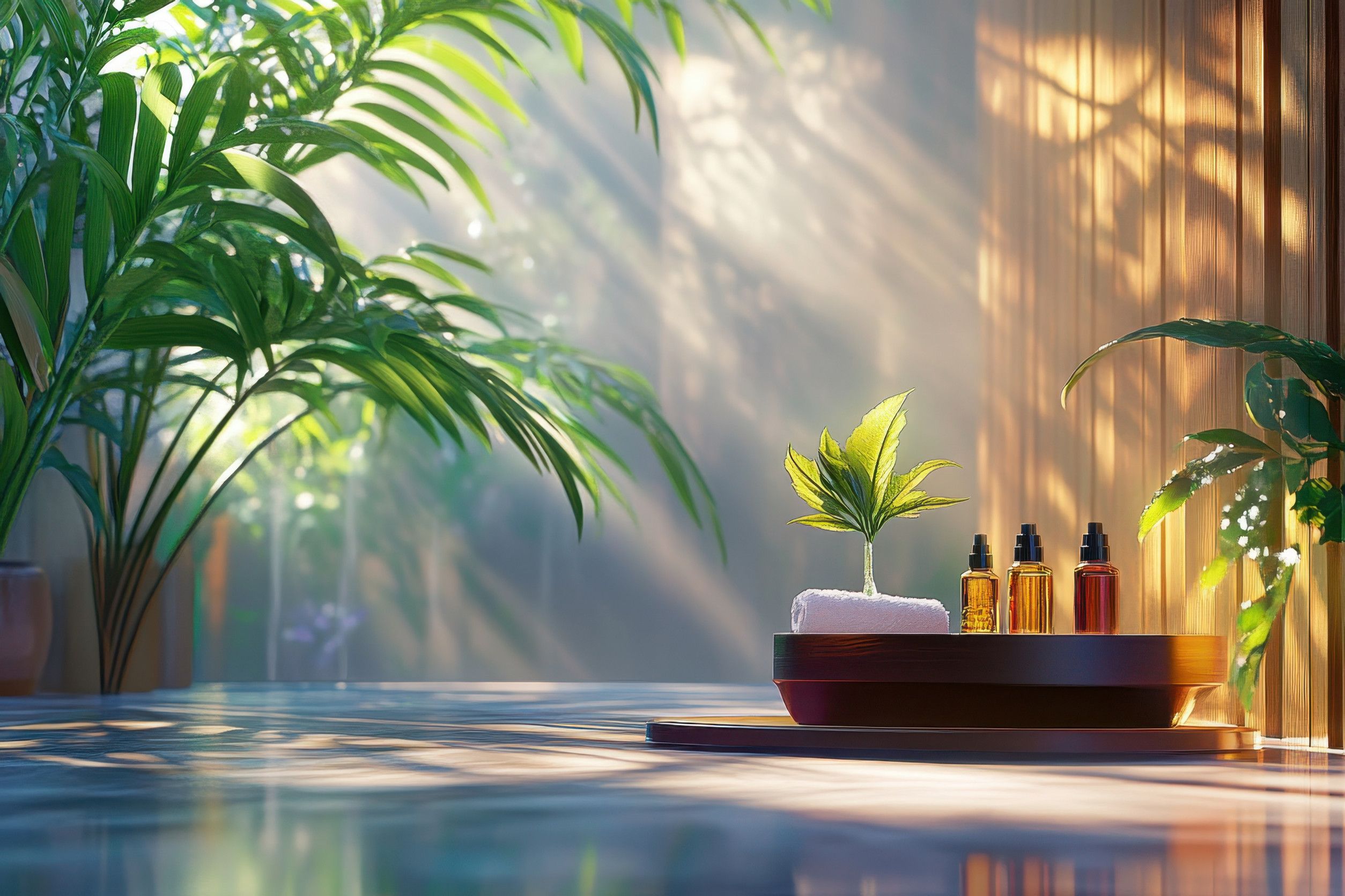 Essential Oils In Serene Spa