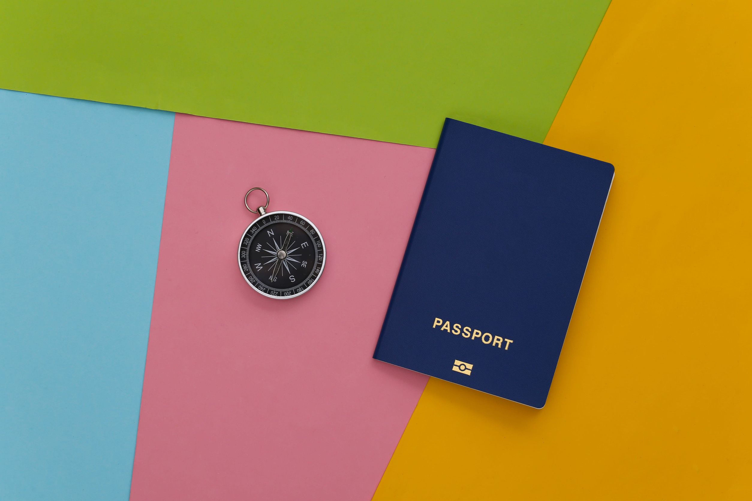 Passport with Compass