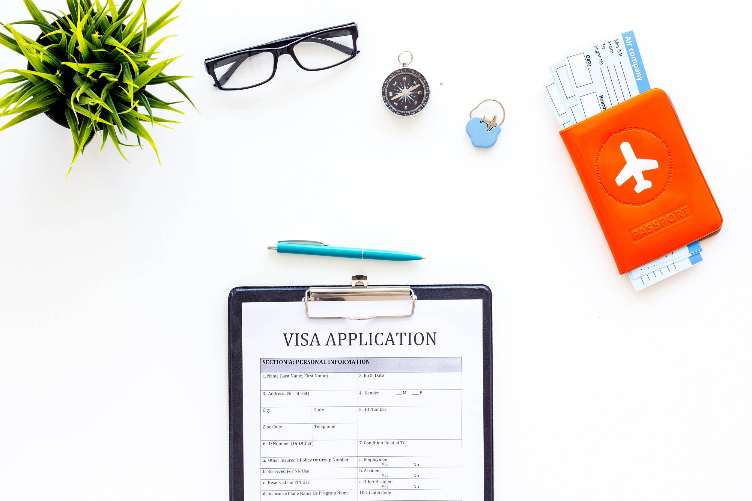 Visa Application Form With Passport